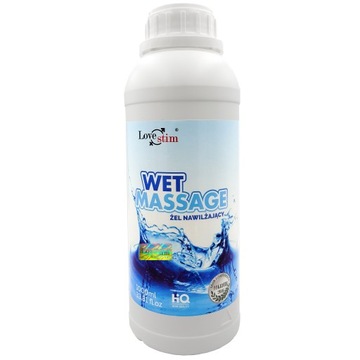 WET MASSAGE 1000ml WYSOKIEJ JAKOŚCI GĘSTY ŻEL 2W1