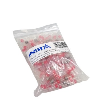 ZŁĄCZKI TERMOKURCZLIWE Z CYNĄ 100 SZT. ASTA A-S21