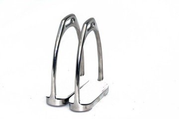 Стремена - 12 см, НЕРЖАВЕЮЩАЯ ПОЛИРОВАННАЯ СТАЛЬ.
