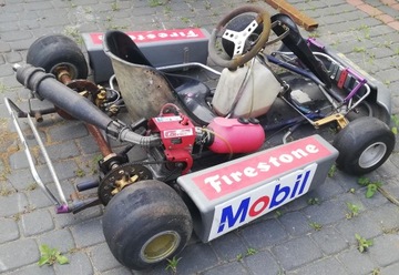 Comer Karting горящий картинг