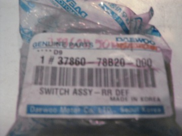 ПЕРЕКЛЮЧАТЕЛЬ ОКОН С ПОДОГРЕВОМ DAEWOO TICO