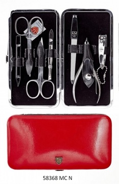 SOLINGEN ZESTAW DO MANICURE 7- częściowy czarny