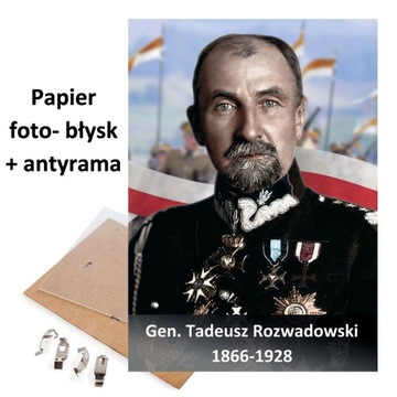 PORTRET ZDJĘCIE TADEUSZ ROZWADOWSKI W ANTYRAMIE A3