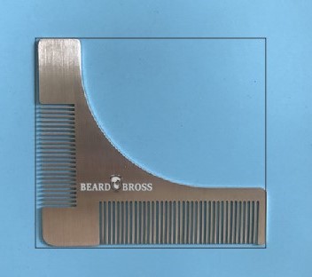 Набор для бороды, расческа, ножницы, щетка
