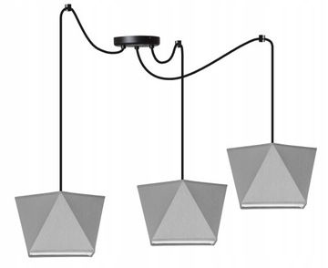LAMPA WISZĄCA SUFITOWA PAJĄK ŻYRANDOL LOFT ABAŻUR
