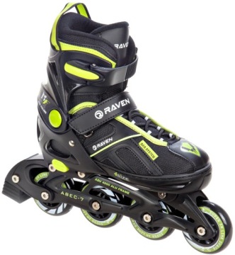 Rolki Regulowane RAVEN Pulse Black/Lemon 40-43