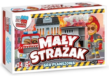 GRA Planszowa MAŁY STRAŻAK Zostań Strażakiem Artyk