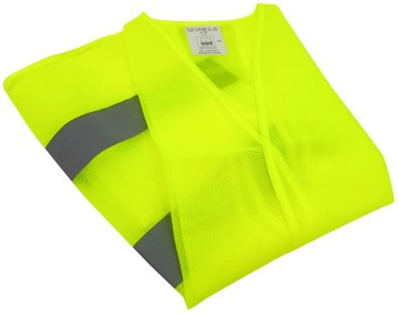Светоотражающий дорожный жилет, ЖЕЛТЫЙ, УНИВЕРСАЛЬНЫЙ