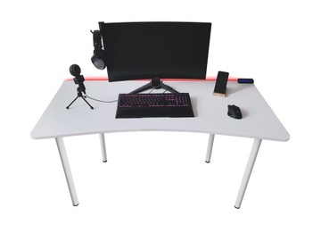 BIURKO KOMPUTEROWE SZKOLNE LED+HUB