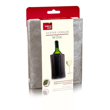 Активный винный шкаф VacuVin, платиновый