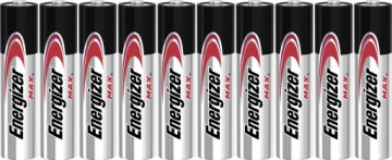 10 аккумуляторов ENERGIZER Max LR03 AAA R3 E92 1,5 В
