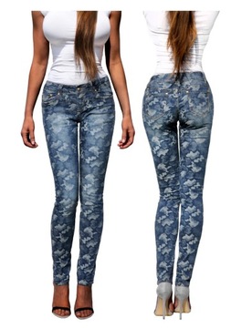 #296 MORO JEANS kobiece spodnie jeansowe S 26/36