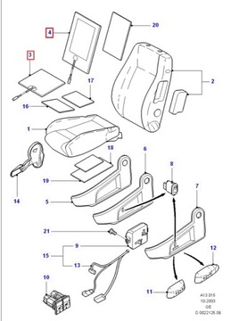 FORD MONDEO MK3 ПОДОГРЕВ СИДЕНЬЯ