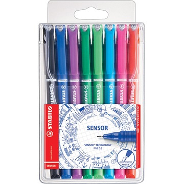 Cienkopis Stabilo Sensor 0,3 Mm Etui 8 Szt.(5)