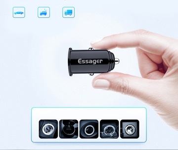 Быстрое автомобильное зарядное устройство USB 15 Вт QC 3.0 3A