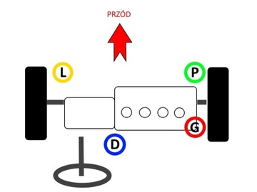 FIAT PUNTO GRANDE ULOŽENÍ SPODNÍ UCHYCENÍ ZADNÍ MOTORU