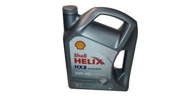 OLEJ SHELL HELIX HX8 SYNTHETIC 5W40 5W-40 4L