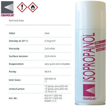 ИЗОПРОПАНОЛ КРАМОЛИН ОЧИСТЯЩЕЕ СРЕДСТВО