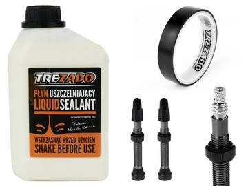 Zestaw uszczelniający Trezado do opon Presta 60 mm