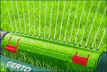 Осциллирующий ороситель площадью до 418 м2 с 18 форсунками.