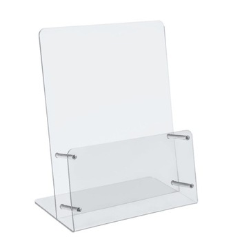 STOJAK NA ULOTKI KIESZEŃ Z PLEXI 1/3A4 DL PION