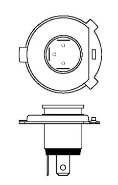 НАРВСКАЯ ЛАМПОЧКА H4 12В/60/55Вт 488813000