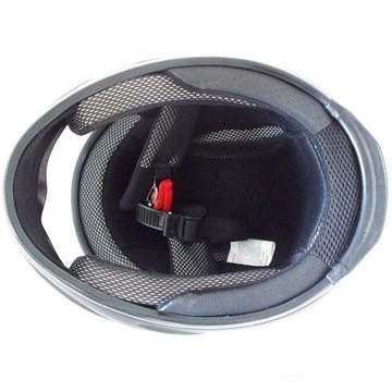 ВСТРОЕННЫЙ ПОЛНЫЙ ШЛЕМ С КРЕПЛЕНИЕМ, ЧЕРНЫЙ МАТОВЫЙ, XXL