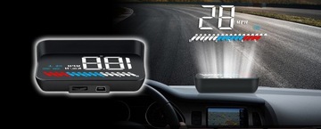 ДИСПЛЕЙ LED LCD HUD ПРОЕКТОР OBD2 GPS USB M7