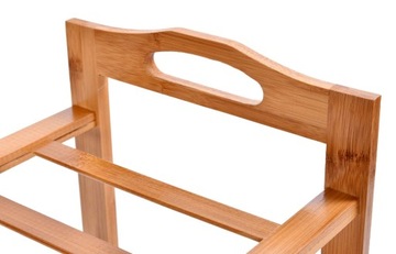 ШКАФ ДЛЯ ОБУВИ ПОЛКА ДЛЯ ОБУВИ БАМБУК КНИЖНЫЙ ШКАФ С 3 ПОЛКАМИ ДЕРЕВЯННЫЙ ОРГАНАЙЗЕР