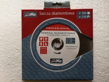 TARCZA DIAMENTOWA 230mm. PRO z nasypem ciągłym K2