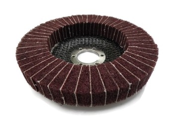 ДИСК ИЗ НЕТКАНОЙ ТКАНИ ПО МЕТАЛЛУ, 125-ЛАПЕЧНЫЙ ШЛИФОВАЛЬНЫЙ ДИСК