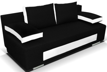 Kanapa sofa 3DL pojemnik funkcja spania sprężyny