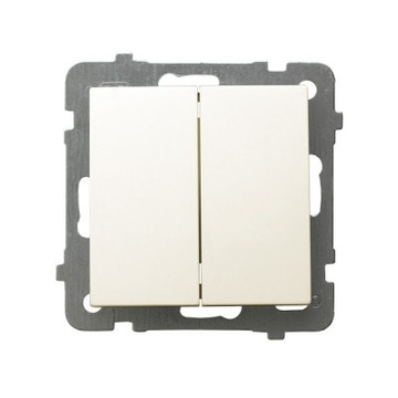 OSPEL AS łącznik podwójny ŁP-2G/m/27 ECRU