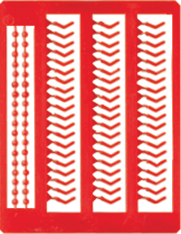 STOPERY DO KULEK PROTEINOWYCH I PELLETU CZERWONE