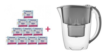 DZBANEK FILTRUJĄCY AQUAPHOR AMETHYST + 10 WKŁADÓW