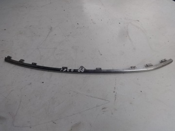 AUDI A3 8V 13-15 LIŠTA CHRÓM NÁRAZNÍKU PRAVÁ PŘEDNÍ