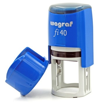 WAGRAF STAMP fi40 R40 КРУГЛЫЙ + ЛОГОТИП