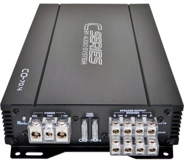 Аудиосистема CO-70.4 4x110 Вт RMS Bridge 220 Вт RMS Встроенный преобразователь Hi-low