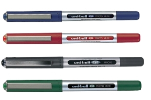 UNI DŁUGOPIS, PIÓRO KULKOWE UB -150 ZESTAW 4 KOL