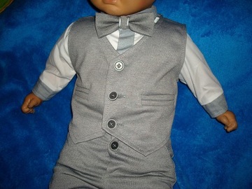 ХЛОПКОВЫЙ ЖИЛЕТ ОДЕЖДА/КРЕЩЕНИЕ/СВАДЬБА/86