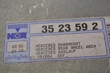 Ремонт крыла Mercedes R107 SL заднего правого