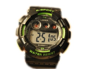 Zegarek Elektroniczny Cyfrowy Lasika Sportowy Duży