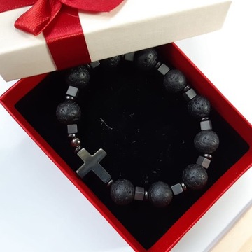 Мужской браслет - четки на руку, цифра десять.