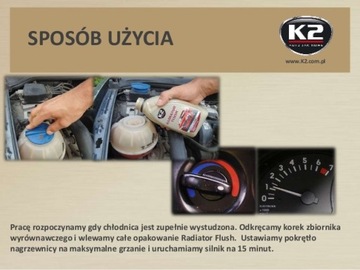 K2 ПРОМЫВКА РАДИАТОРА ПРОМЫВКА РАДИАТОРА 2 шт.