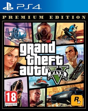 Grand Theft Auto V GTA 5 Premium Edition PL PS4