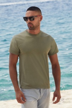 T-SHIRT KOSZULKA FRUIT OF THE LOOM heath. grey M