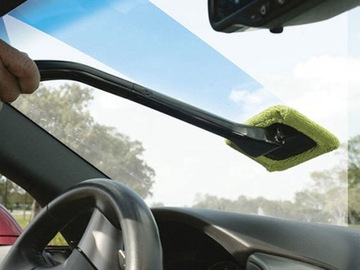 UNIWERSALNA SZCZOTKA DO SZYB MIKROFIBRA DŁUGA MYJKA Z MIKROFIBRĄ DO AUTA