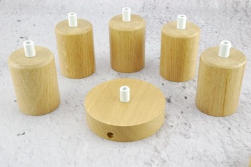 чехол на патрон е27, дуб паук LOFT