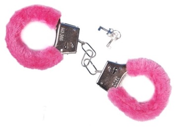 RÓŻOWE KAJDANKI Z FUTERKIEM NA WIECZÓR PANIEŃSKI