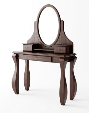 Toaletka Drewniana Love - Różke Kolory - Producent Ludwik+ taboret